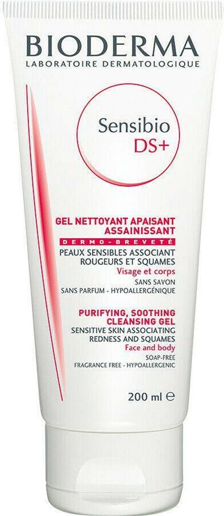 BIODERMA Sensibio DS+gel Reinigungsgel 200 ml Produktbild 