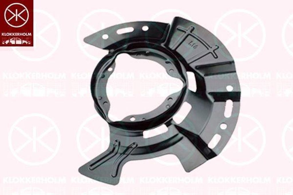 KLOKKERHOLM Spritzblech Bremsscheibe für HYUNDAI i30 Schrägheck (PDE, PD, PDEN) Vorne Links 3262377 Ankerblech