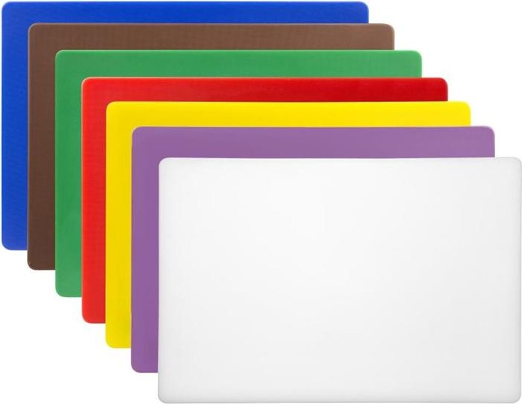 Hygiplas Low Density Schneidebretter Set 20Mm Hoch(7 Stück)
