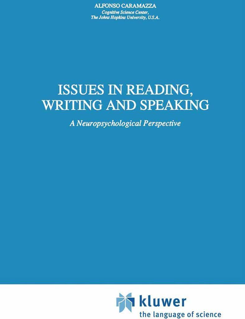 Issues in Reading, Writing and Speaking