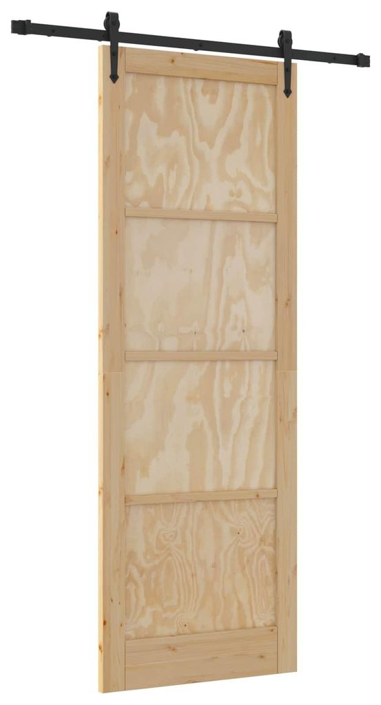 Schiebetür ORKDAL Natur 83 x 232 cm Massives Kiefernholz