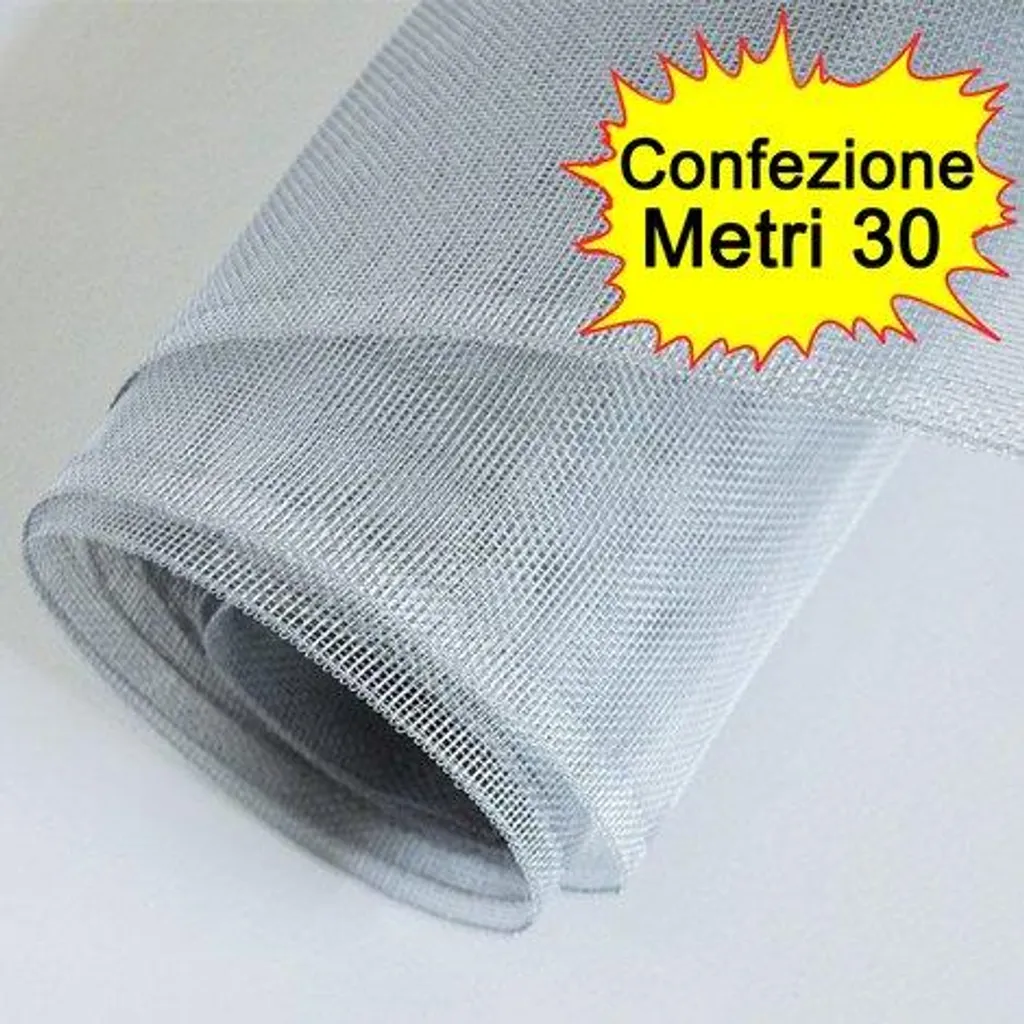 Moustiquaire pour grande fenêtre et baie vitrée alu 150 cm rouleau 30m