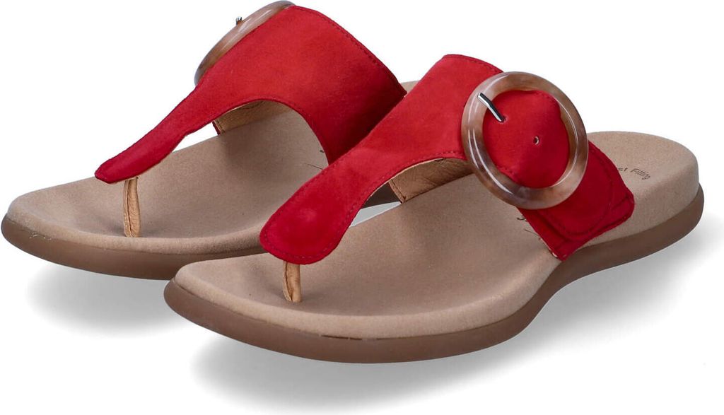 Gabor Zehentrenner Damen 31383235333037 Rot 40 EU