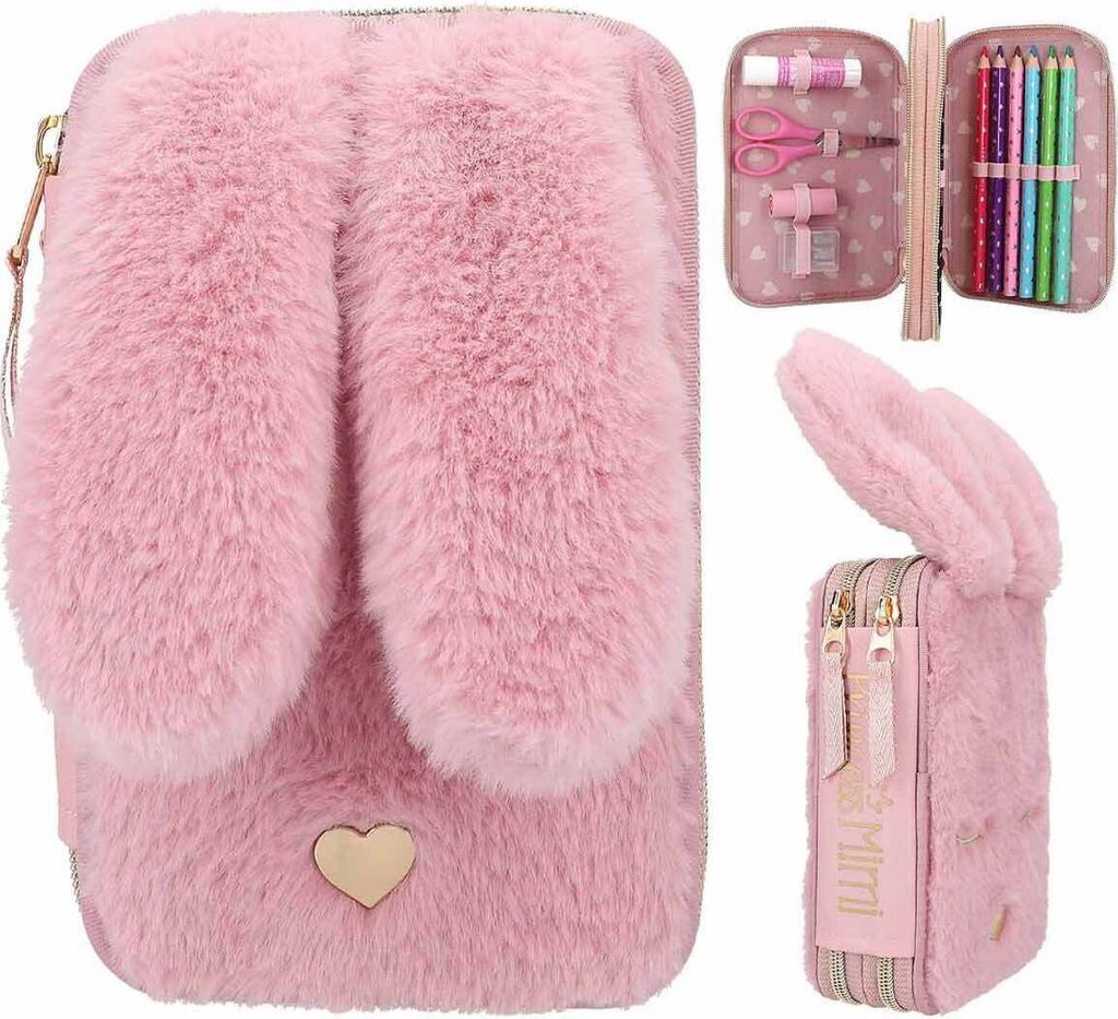 Princess Mimi Federtasche Hase Fell BUNNY BALLET Produktbild 