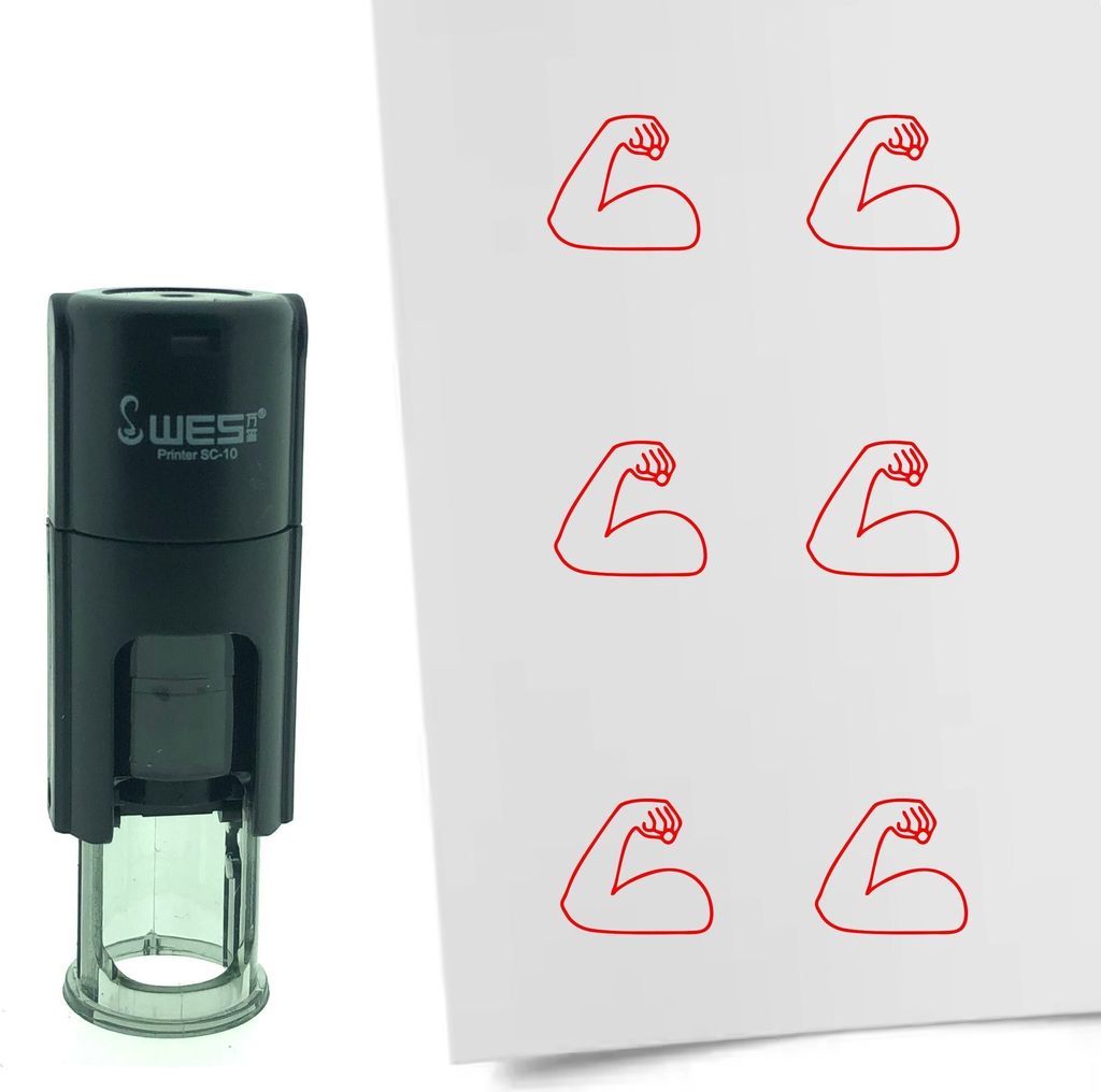 CombiCraft Selbstfärbender Stempel 'Bizeps' in der Farbe Produktbild 