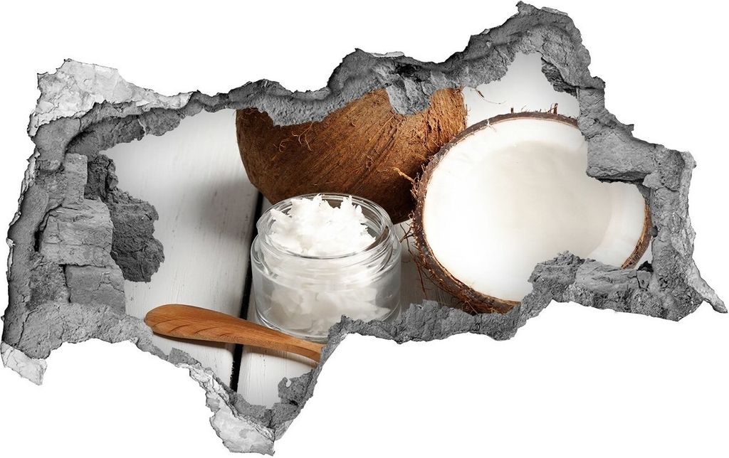 Selbstklebender Loch-3D-Aufkleber 95x73 cm Kokosnussöl