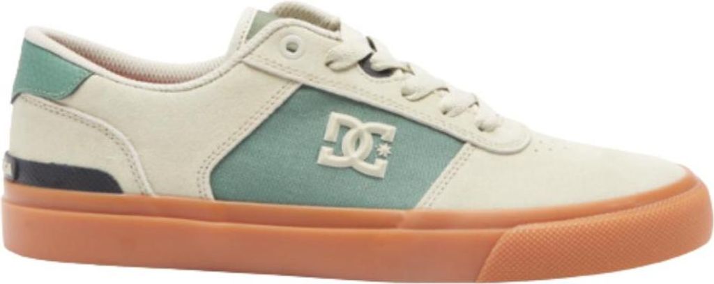 DC Teknic S Skateschuh Beige/Grün Größe 42,5