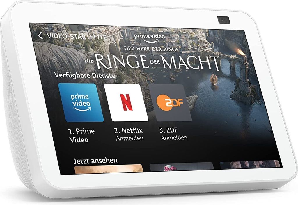 Amazon Echo Show 8 (2. Gen.) glacier white Produktbild 