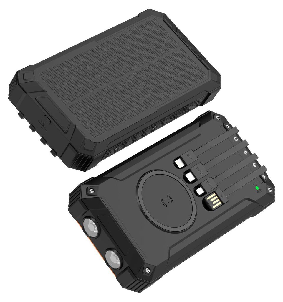 Denver 117140100090, 20000 mAh, Draadloos opladen, Zwart Productafbeelding 