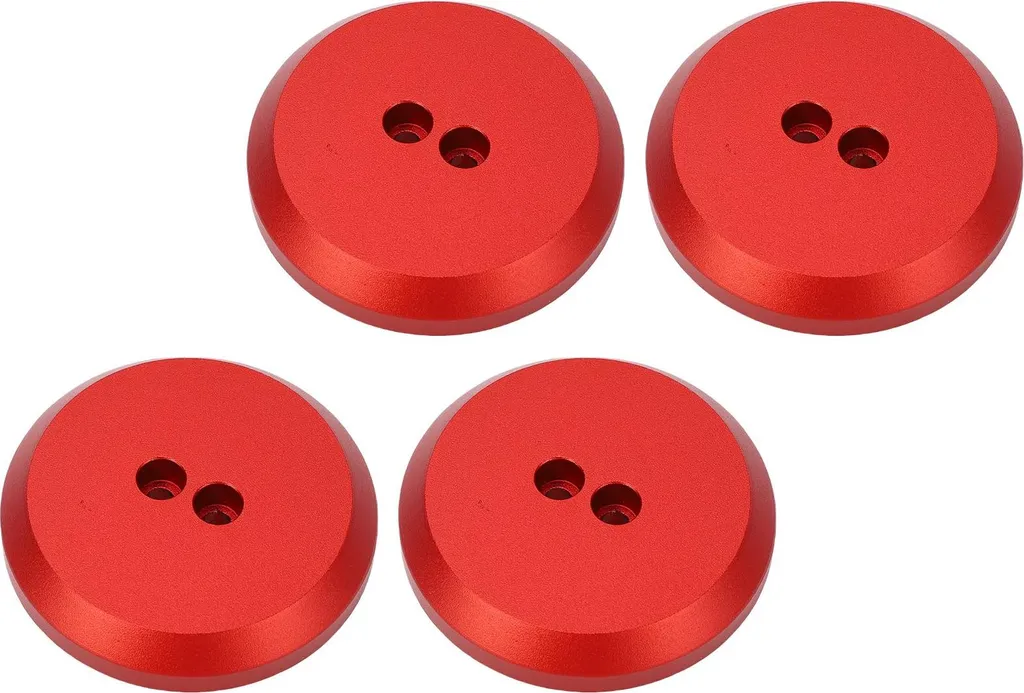 Adaptateur de Cric Corvette Rouge en Alliage d'Aluminium Haute Résistance