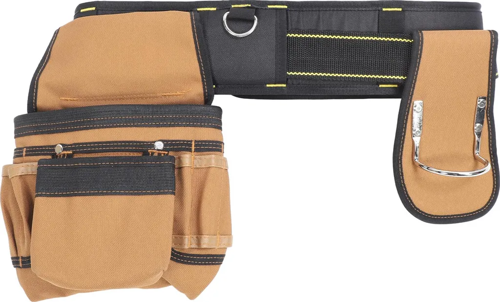 Ceinture outils de chantier 12 poches amovibles pour électricien pro