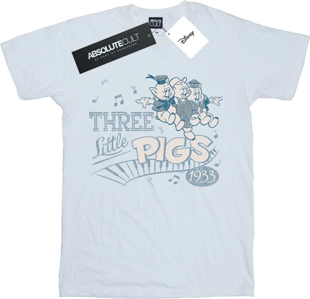 Disney - "1933" T-Shirt für Damen BI17710 (4XL) (Weiß)