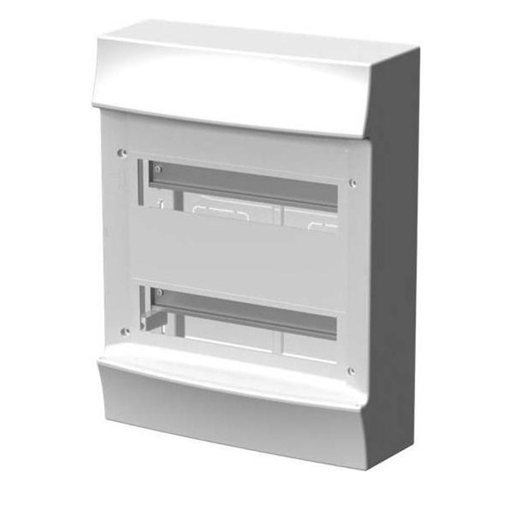 Striebel & John Stromkreisverteiler M41W224N3 Aufputz 2x12 Platzeinheiten ohne Tür