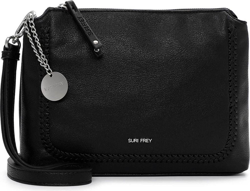 SURI FREY Umhängetasche Schultertasche SFY Piggy Handbag With Zipper Black schwarz