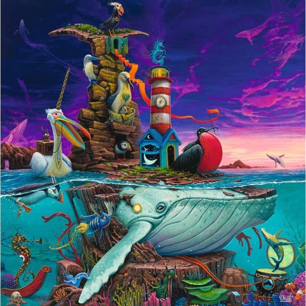 RAVENSBURGER Čtvercové puzzle Soustrov, 500 dílků Obrázek produktu 