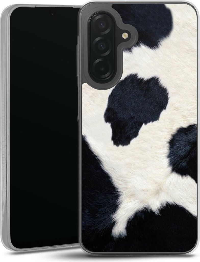 DeinDesign Slim Hülle für Samsung Galaxy A26 Silikon Case Ultra Dünn Handyhülle Animal-Look Animalprint Kuhfell