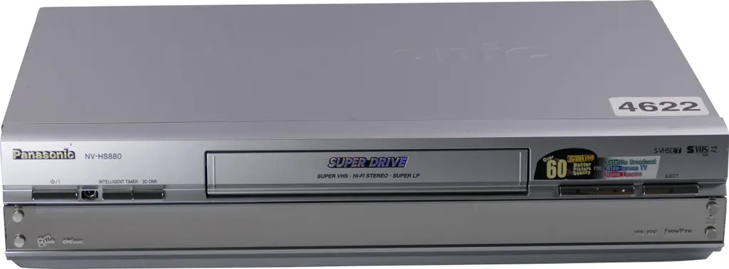 Panasonic NV-HS880 Magnétoscope S-VHS avec Filtre Digital 3D DNR Intégré