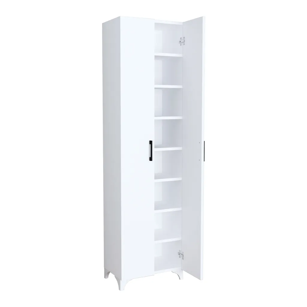 Armoire à provisions blanche Strömsund meuble de rangement de cuisine