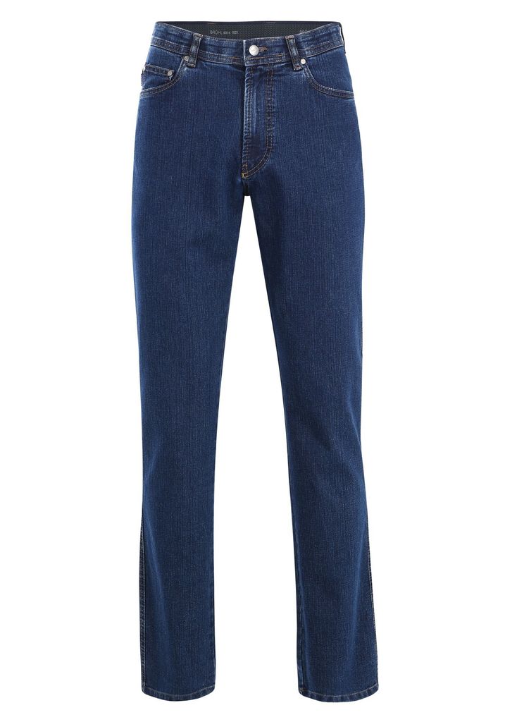 Brühl - Herren Five-Pocket Jeans in verschiedenen Farben, Genua 3 (0534003142100), Größe:27, Farbe:Blau (910)