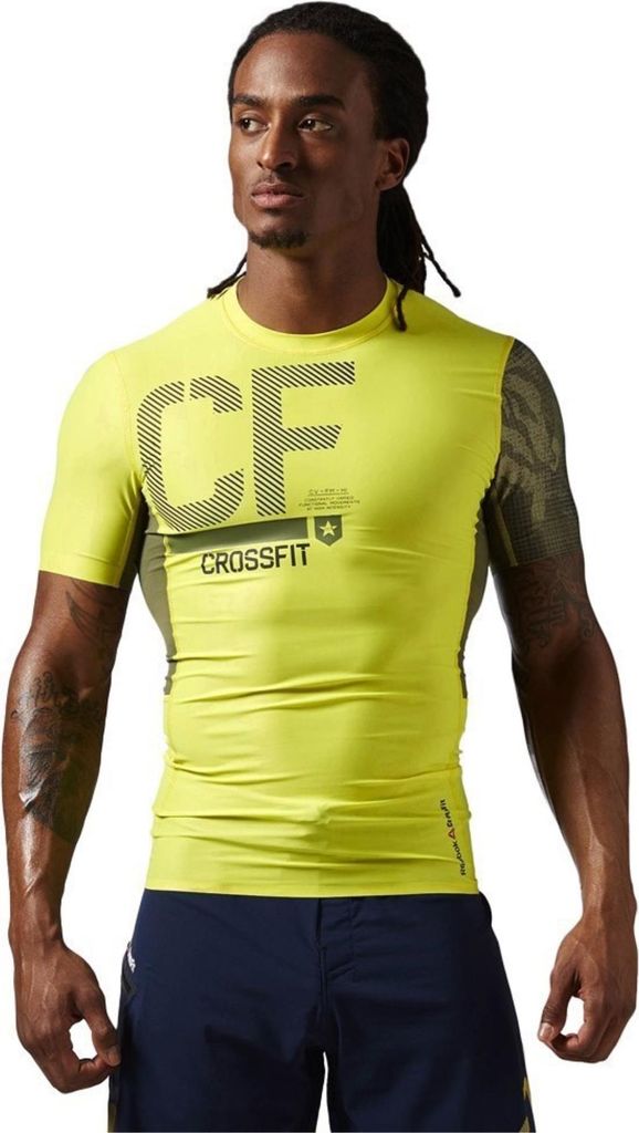 Reebok Tshirts Crossfit SS Compression, AP8946, Größe: 170