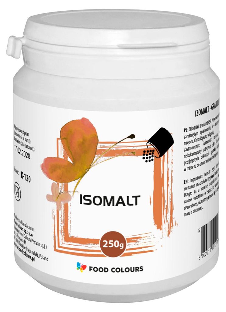 Isomalt – kalorienarmer Karamellersatz zum Dekorieren, 250 g