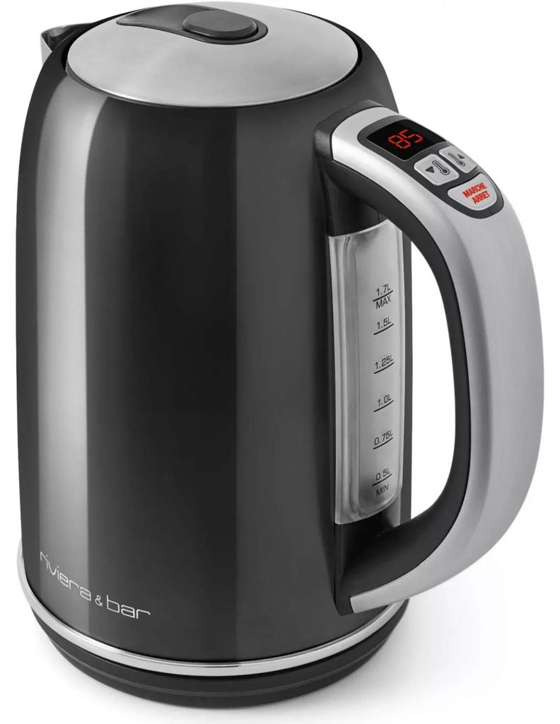 Schnurloser wasserkocher 1,7 l 2200 w einstellbare temperatur Riviera & bar BT549A