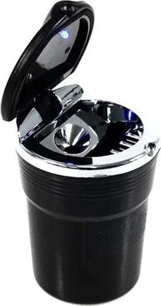 Verk 10075 Popelník do auta s LED osvětlením chrom Obrázek produktu 