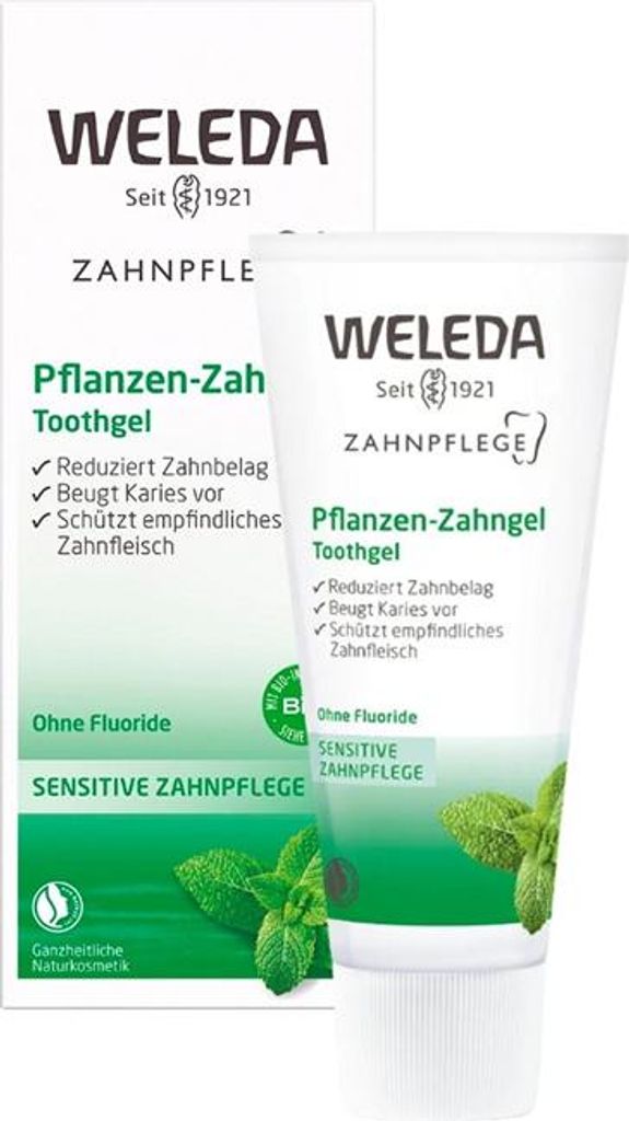 Weleda Minz-Zahnputzgel mit Pflanzenextrakten 75 ml Produktbild 