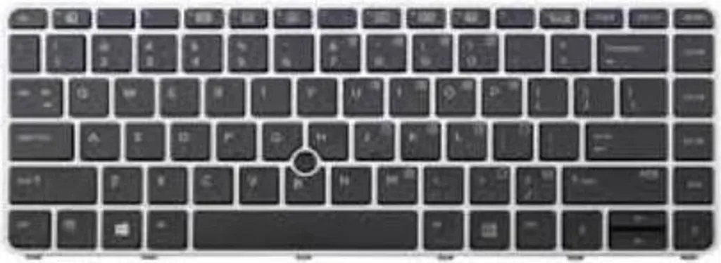 Clavier HP 836307-B31 noir avec disposition US International d'origine
