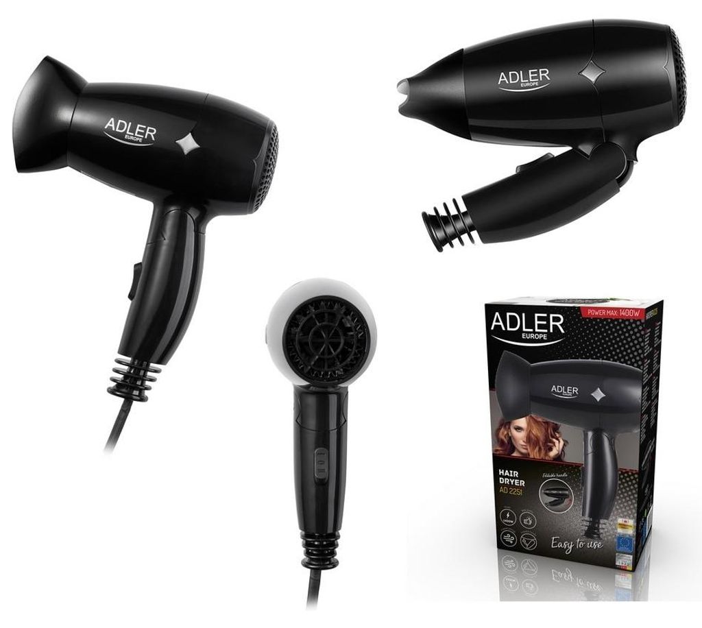 Adler AD 2251, Czarny, Monochromatyczny, 1400 W Zdjęcie produktu 