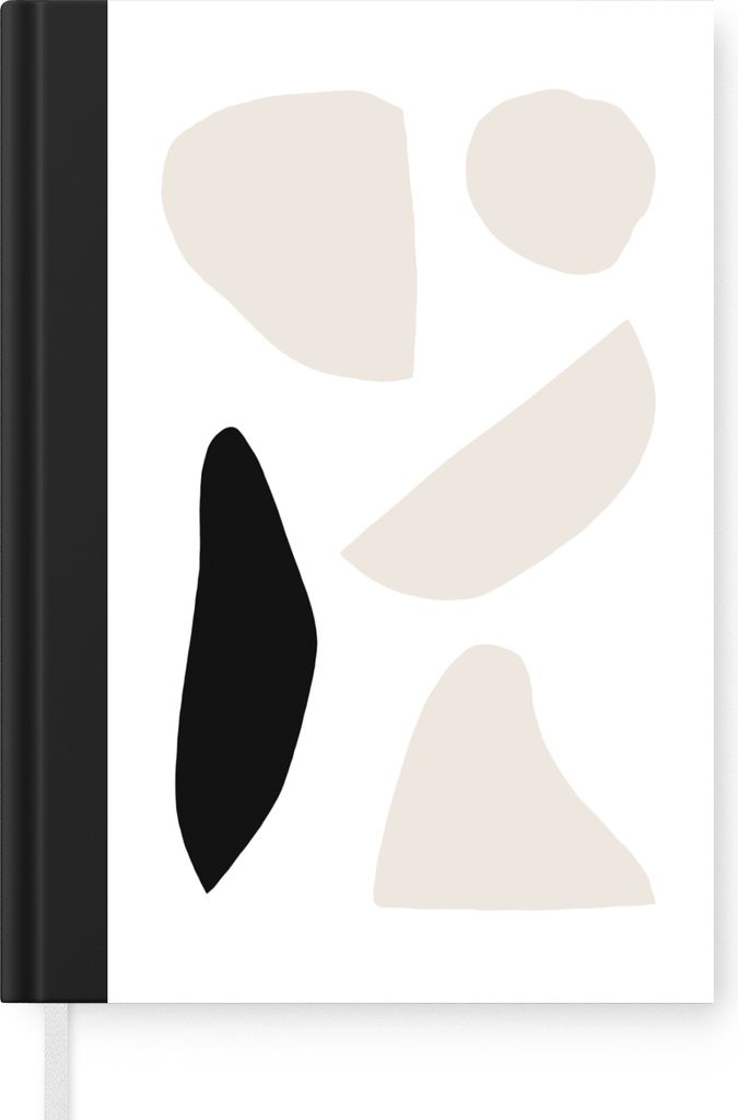 MuchoWow Notizbuch Tagebuch Haushaltsbuch Notebook A5 Pastell - Abstrakt - Minimalismus - Notizblock - Notizheft - Notebook - Schreibblock - Papier