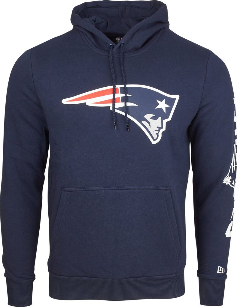 New Era NFL Fleece Hoody - VERTICAL New England Patriots XS