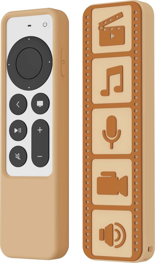 Schutzabdeckung Fit Protection Anti-Drop-Wear-resistentes schmutzresistenter flexibler Flexibil-Schock-Schutzhülle für 2021 Apple TV 4K Fernbedie...