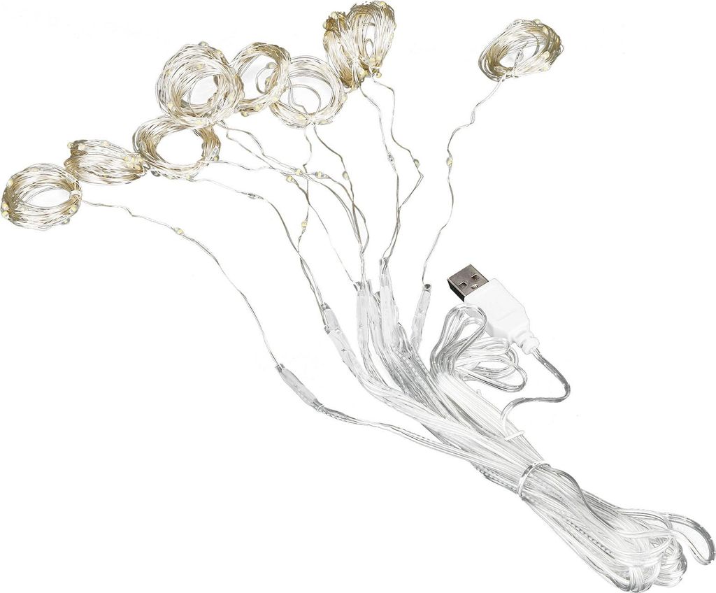 3x2m LED LED Light String Kupferdraht USB -Lade -Dekorationslampe fr Weihnachten Home Party