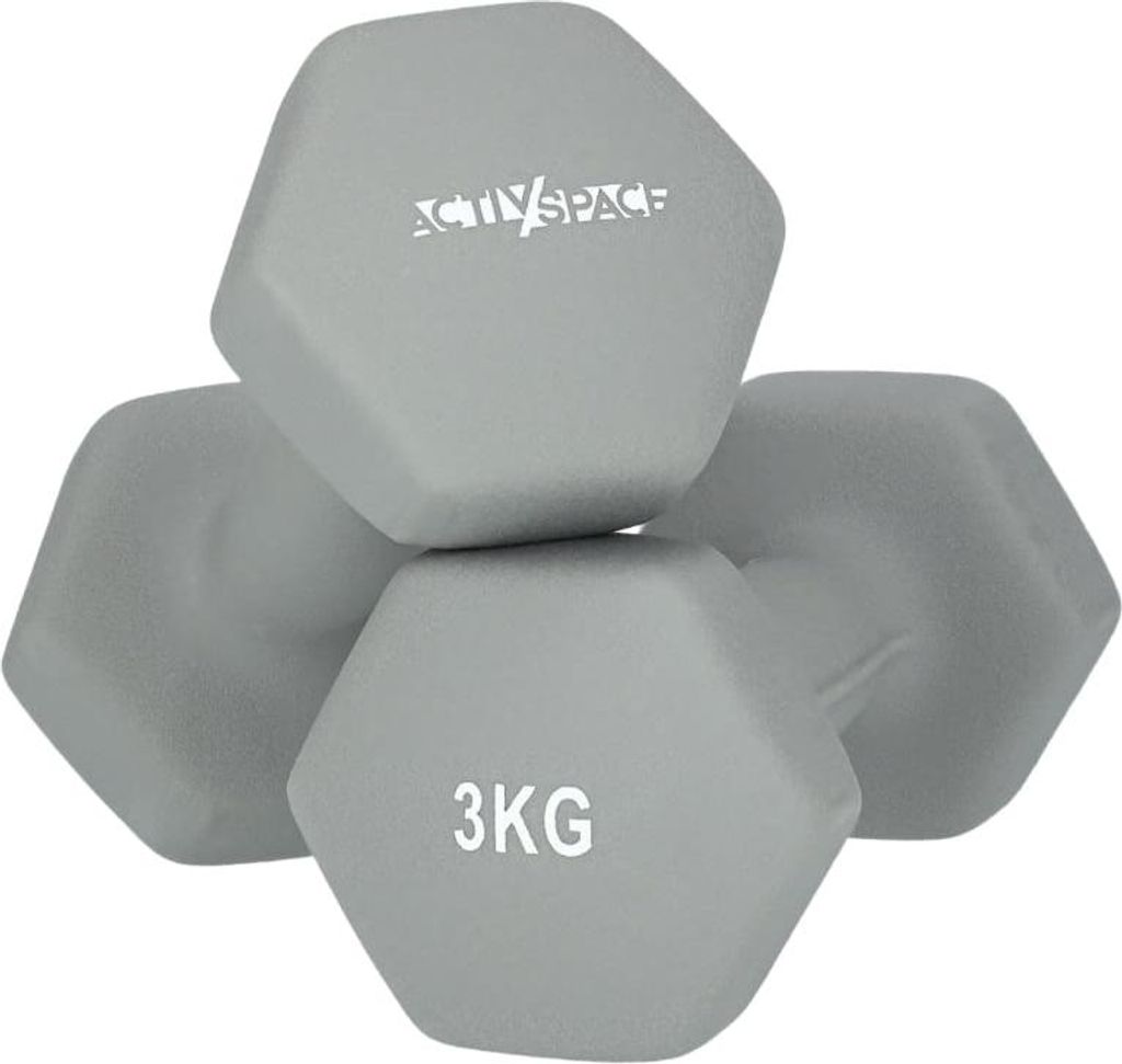 2 x 3 kg Kurzhanteln für Übungen - Neoprengewichte