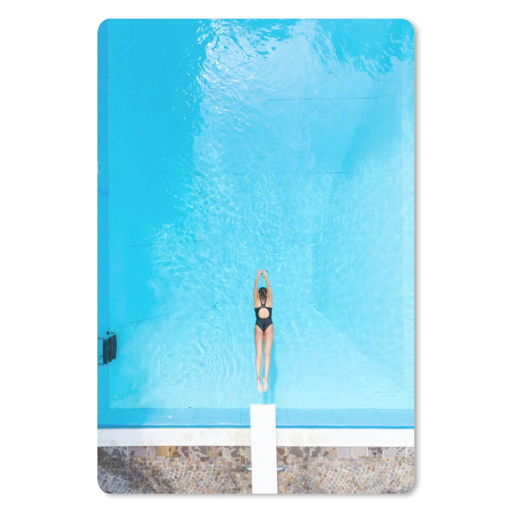 MuchoWow Mauspad Mousepad Sommer - Schwimmbad - Wasser 18x27 cm - Mousepads - Maus Mat - Pad - Mausunterlage