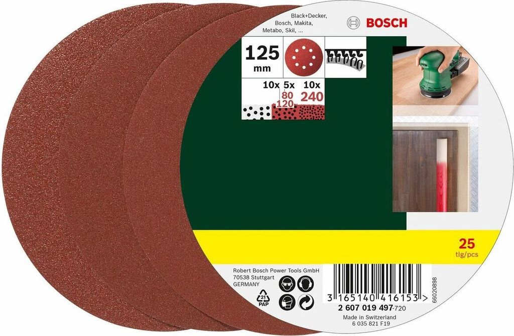 Bosch PEX 400 AE Exzenterschleifer Set im Koffer Produktbild 15