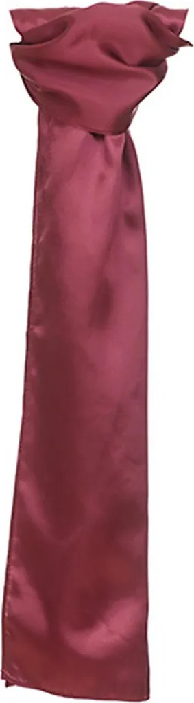 Foulard Sottile Raso Bordeaux Donna 120x25 | Accessorio Moda Chic