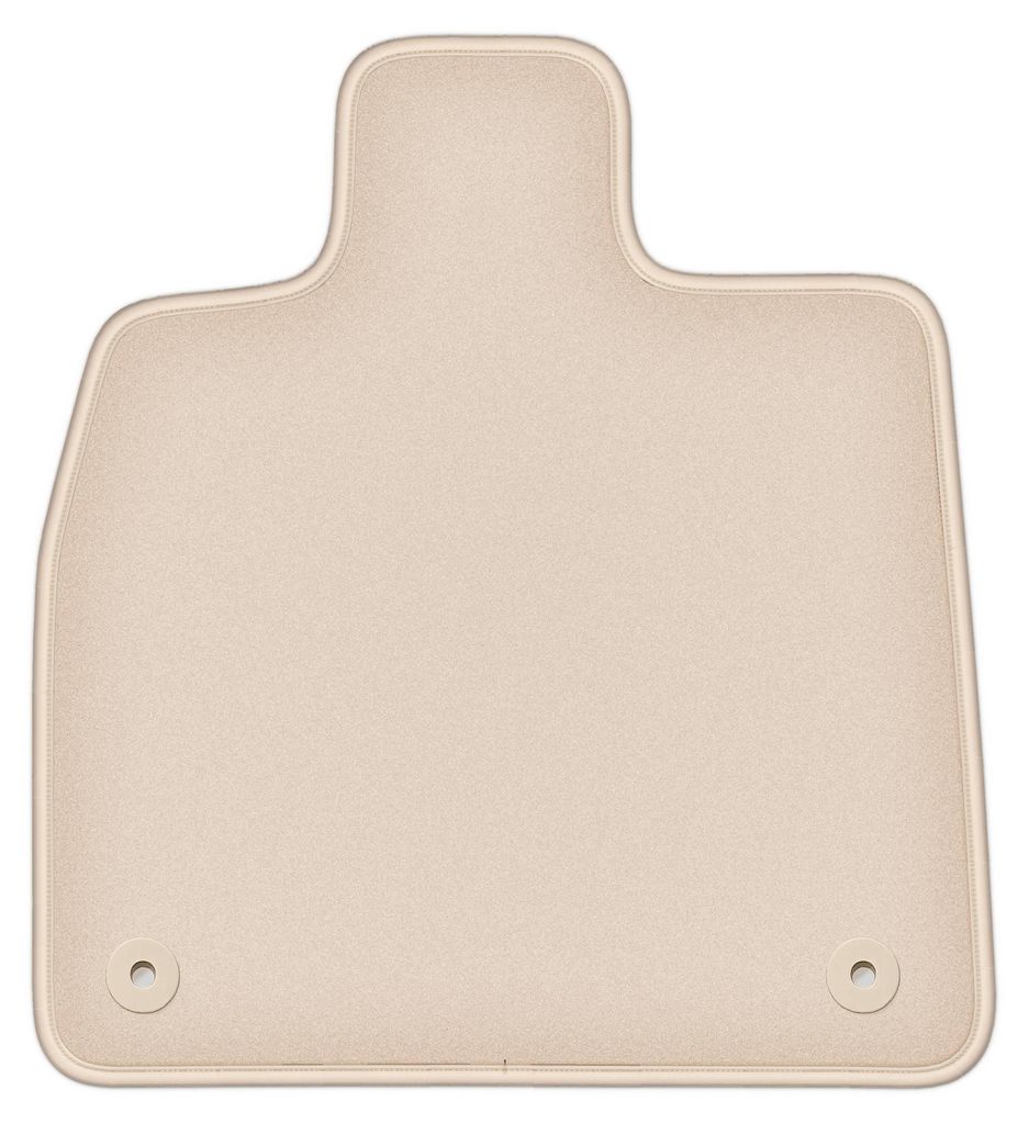 DURBAN Beige Velours-Fahrerfußmatte für Audi Q5 FYT Produktbild 