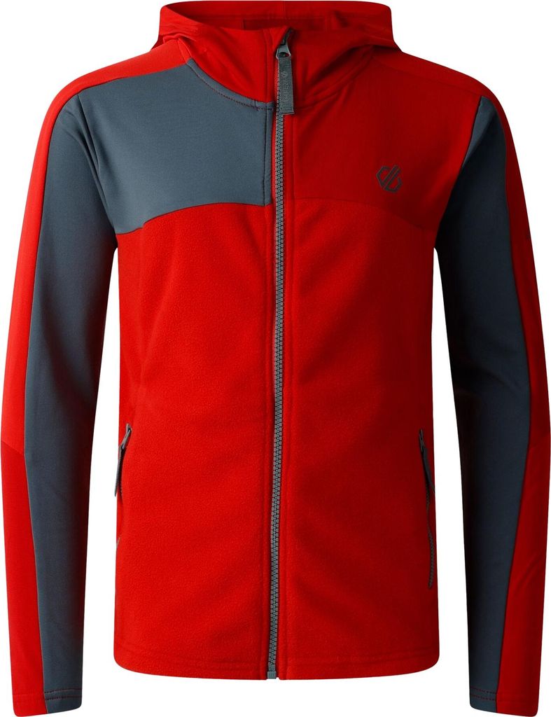Dare 2B - "Thriving IV" Fleecejacke für Kinder RG12040 (116) (Leuchtend Rot/Sturmwetter/Sevilla Blau)