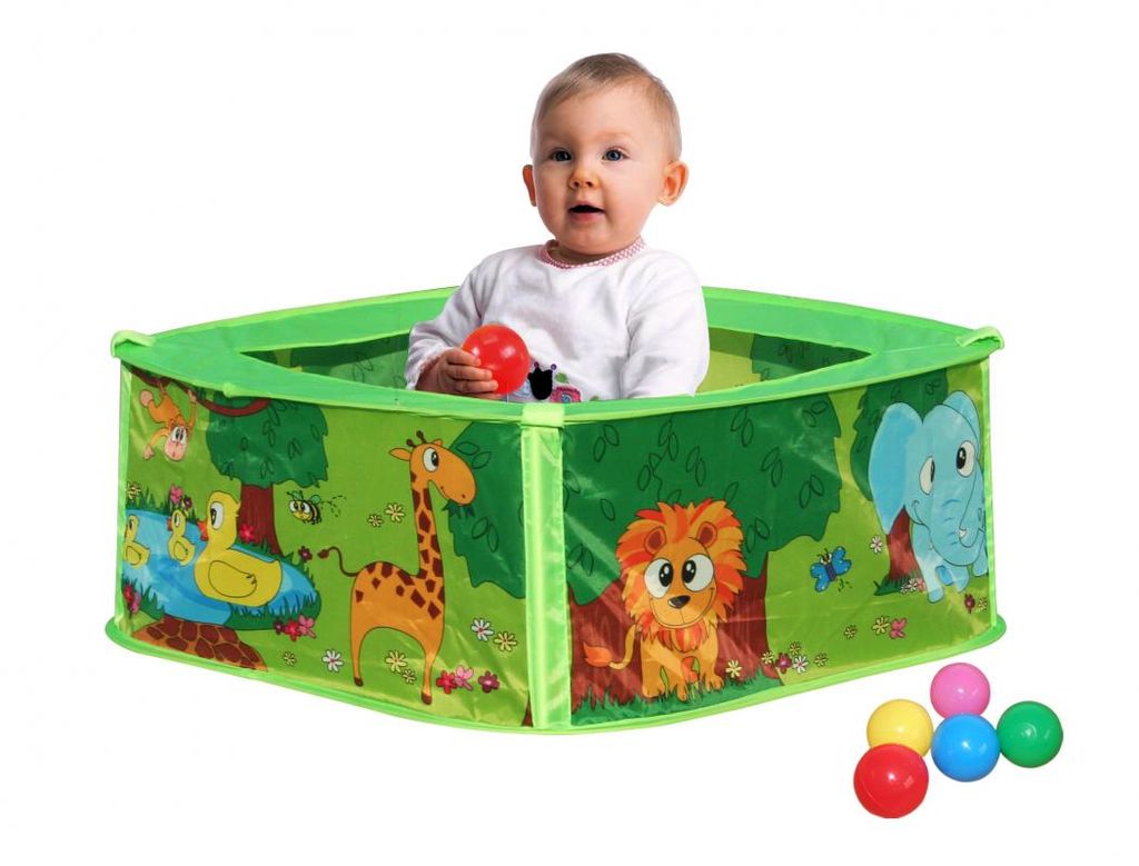 Bino & Mertens 88309 Bino basen z piłeczkami, kolorowy, 75 Zdjęcie produktu 2