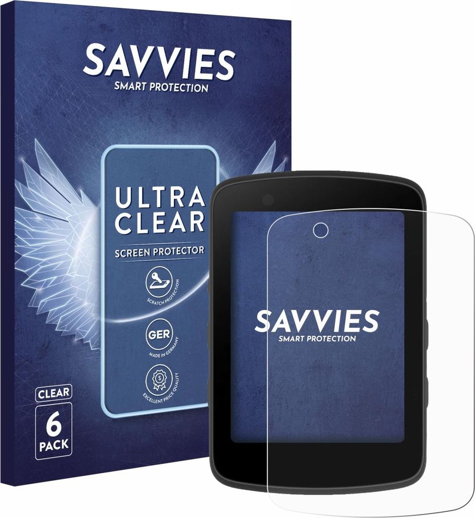 6x Für Bryton Rider 650 Schutzfolie Savvies Displayschutz Display Schutz Folie Klar Transparent