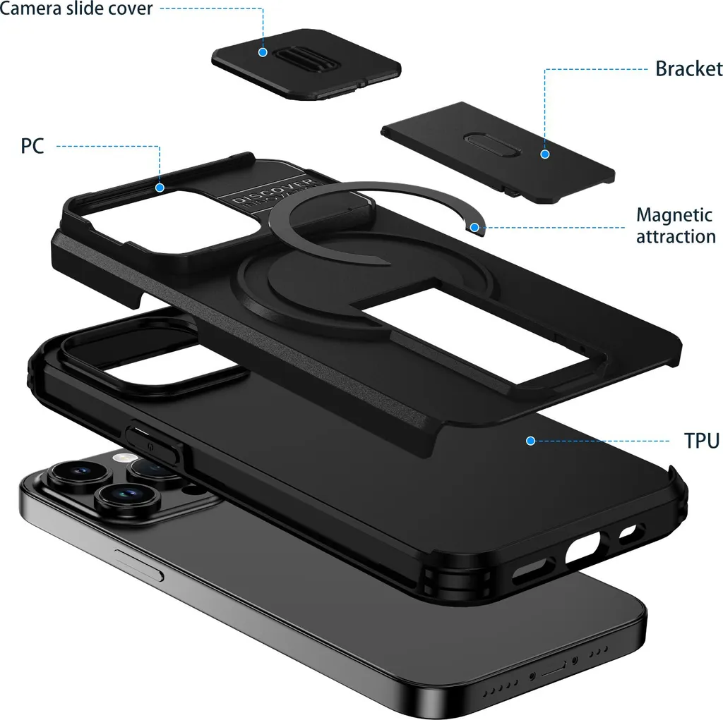 Telaso Custodia magnetica per iPhone 13, custodia per iPhone 13, motivo