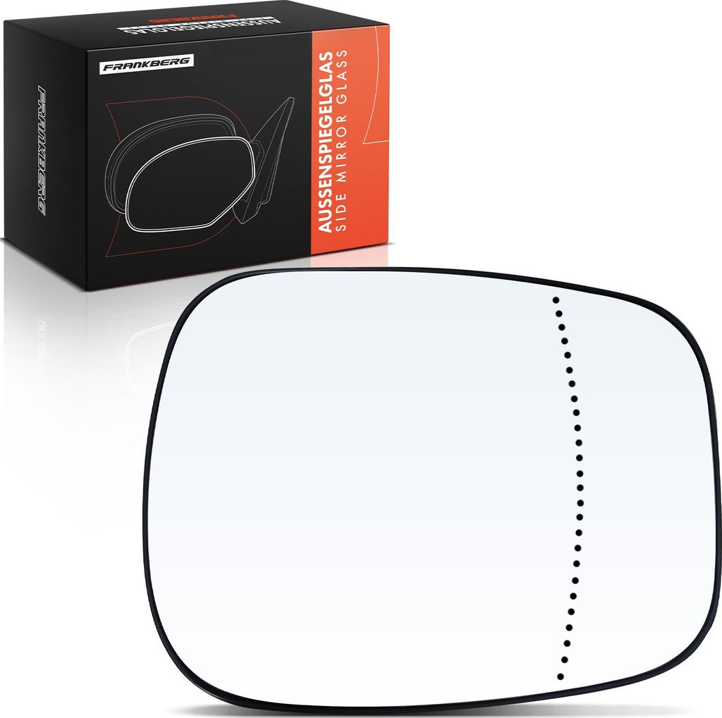 Frankberg 1x Spiegelglas Außenspiegel Links oder Rechts für Nissan Kubistar Kasten Renault Kangoo