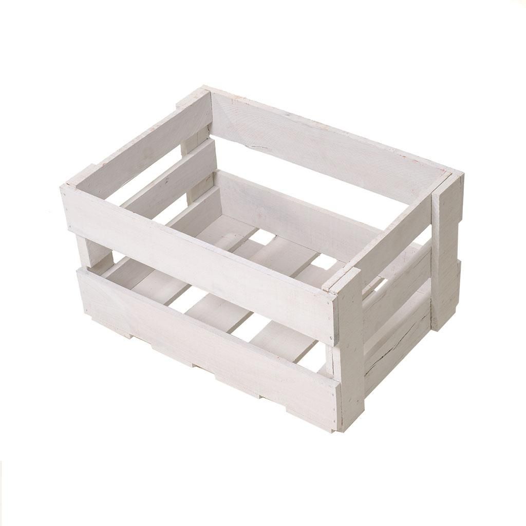 Neue Weinkisten Weiß ca 46 x 30,5 x 24cm Obstkiste Produktbild 