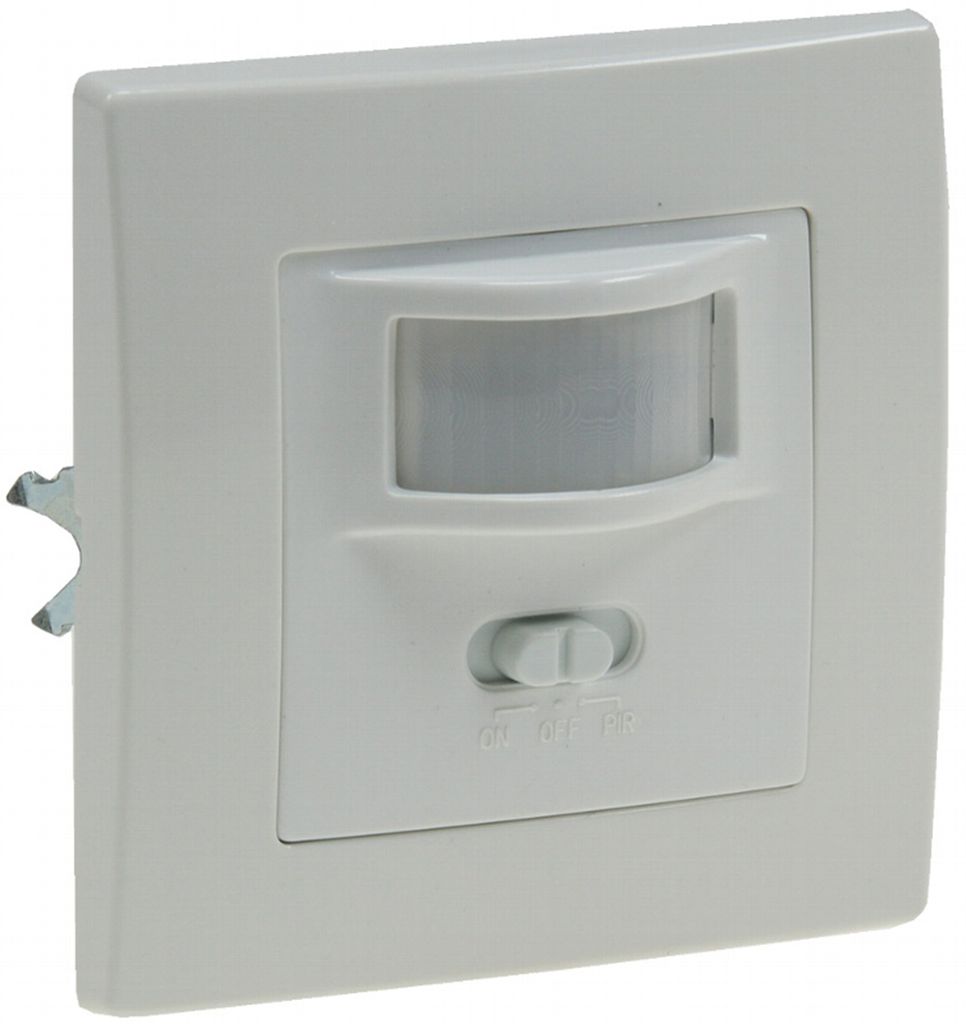 PIR-Bewegungsmelder LED Sensor Schalter Infrarot Lichtschalter Unterputz Wand