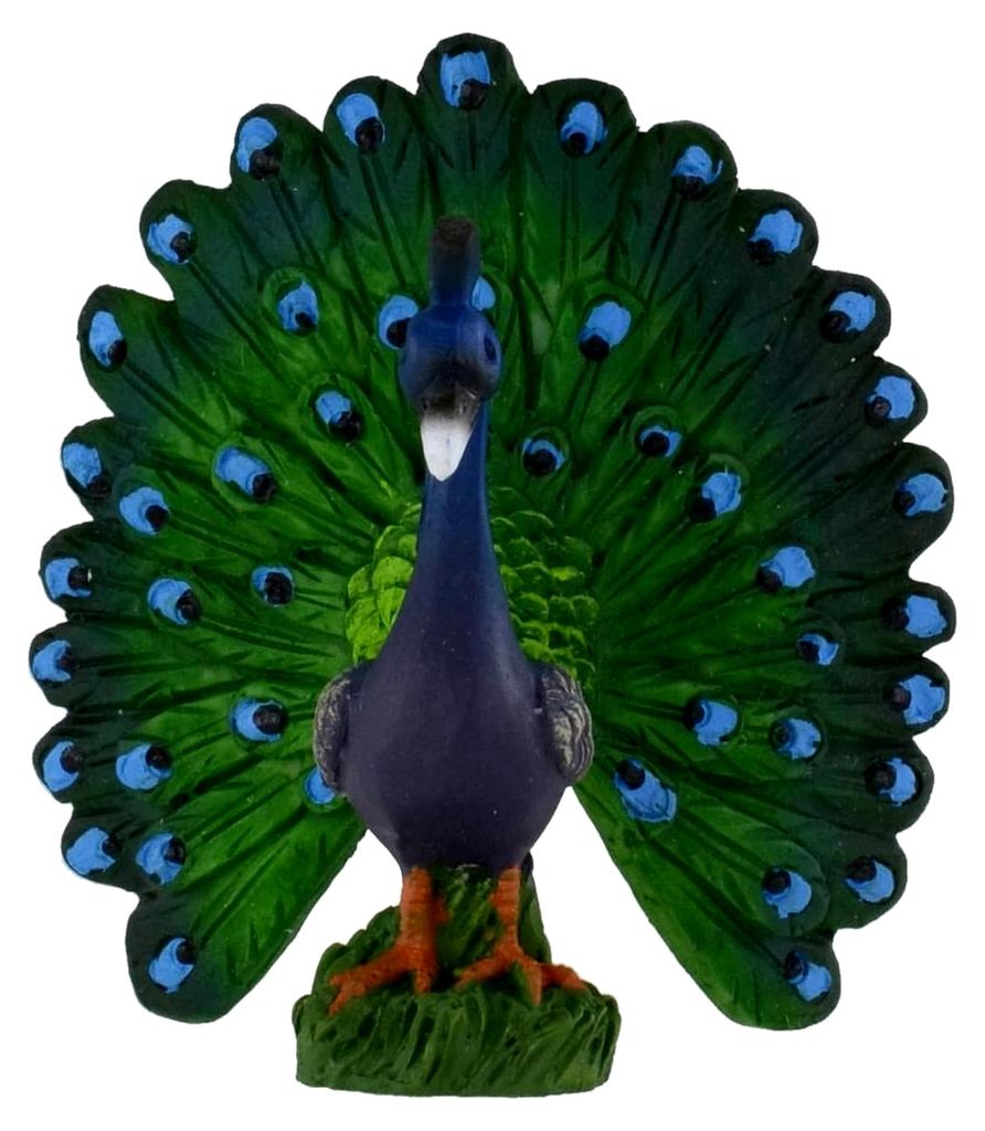 Krippenzubehör Pfau Höhe ca. 6,5 cm passend für Figuren von 12-15 cm
