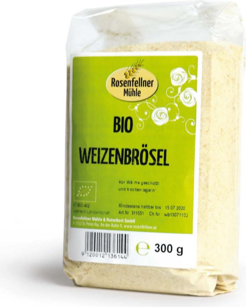 Weizenbrösel hell 300g - 6er Vorteilspack von Rosenfellner Mühle