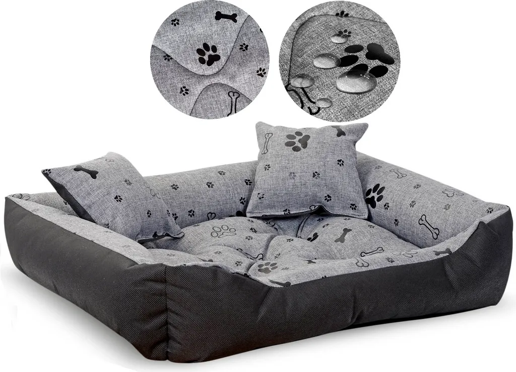 Cuccia Design Nero Osso 75x65cm | Impermeabile e Fashion Cane