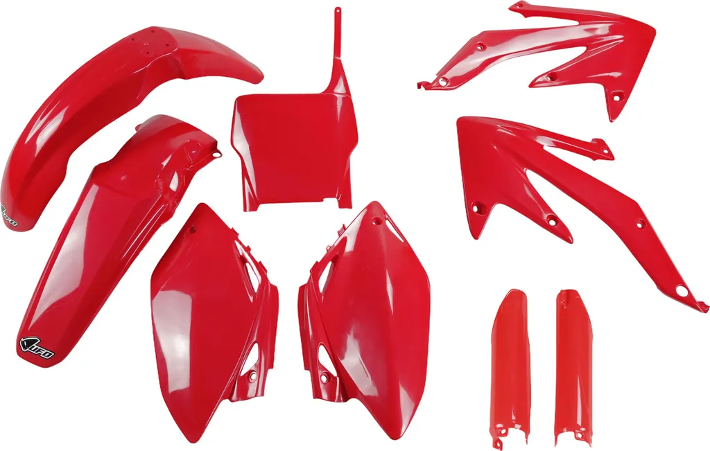 Kit Plastique UFO Honda CRF 450 R 2007 Rouge OEM - 9 Pièces 00-26